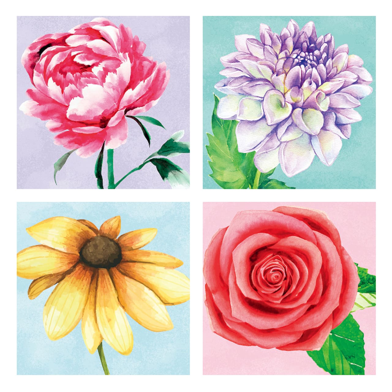 Floral Mini Canvas Painting Kit by Craft Smart®